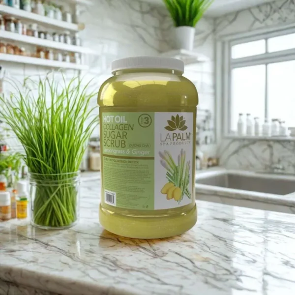 La Palm - Hot Oil Collagen Sugar Scrub - Lemongrass & Ginger