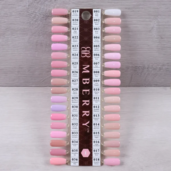 Mberry - Sơn Gel - Bộ 36 Màu